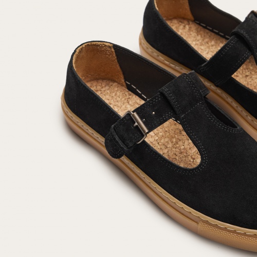 Sababa Sneakers, black velvet | Balagan Studio