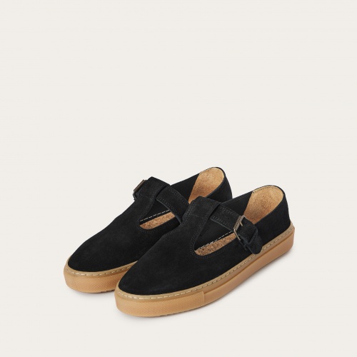 Sababa sneakersy, czarny welur| Balagan Studio