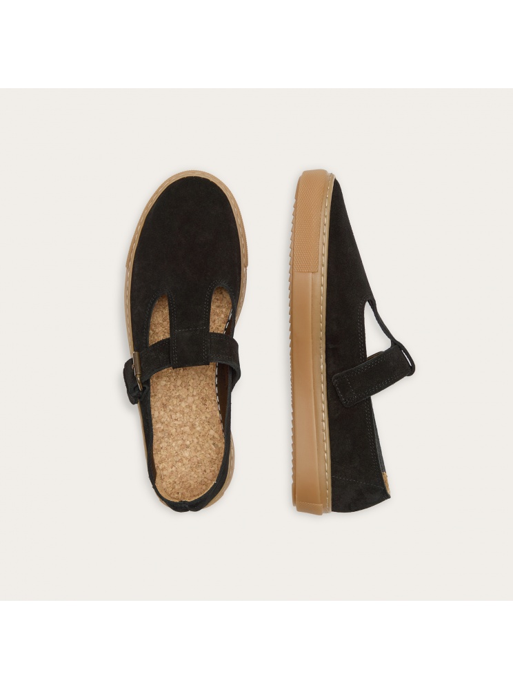 Sababa Sneakers, black velvet | Balagan Studio