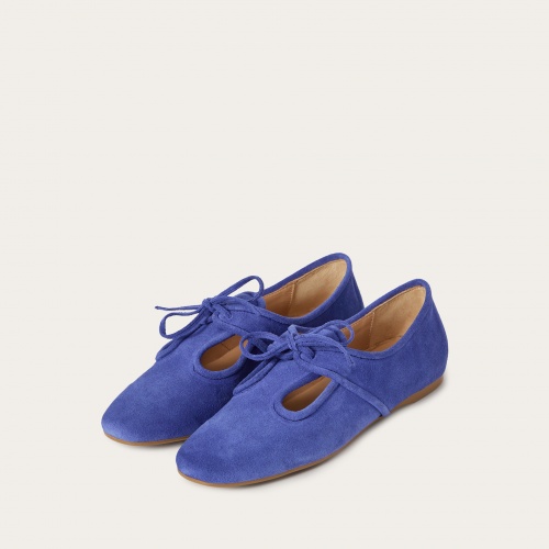 Parpar Flats, blue velvet | Balagan Studio