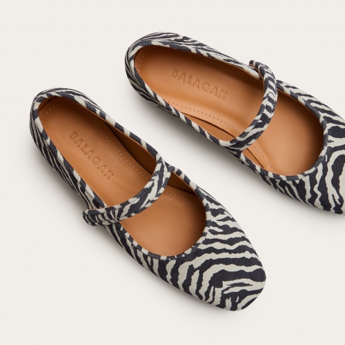 Pass baleriny, zebra welur | Balagan Studio