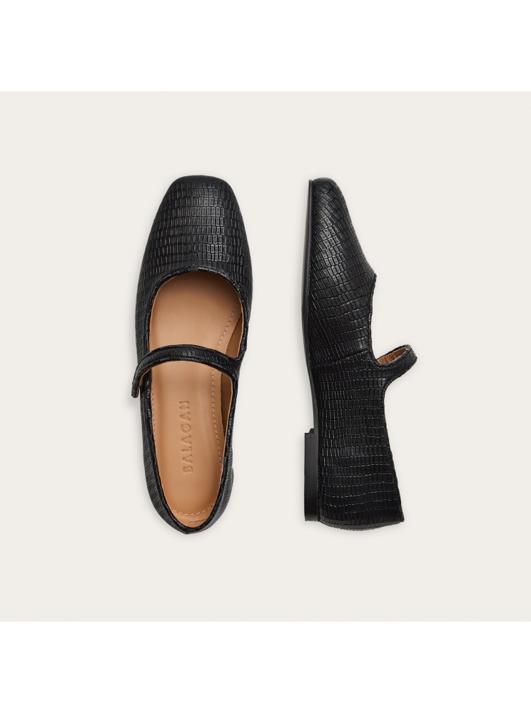 Pass Ballerina, black lizard | Balagan Studio