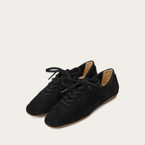 Bowling Flats, black velvet | Balagan Studio