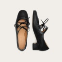 Greta Heels, black lizard