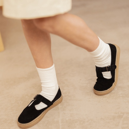 Sababa sneakersy, czarny welur| Balagan Studio