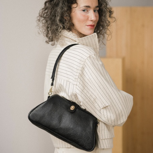 Rofe Vintage torebka M, czarny | Balagan Studio