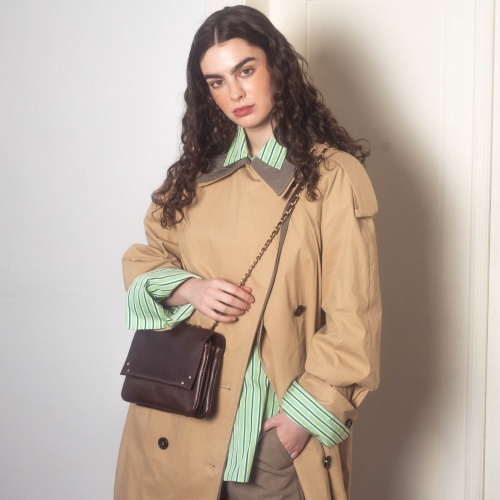 Gabrielle torebka M, ciemny brąz | Balagan Studio