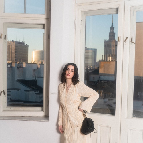 PJ torebka M, czarny | Balagan Studio