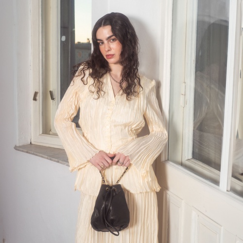 PJ torebka M, czarny | Balagan Studio