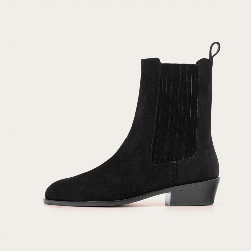 Ukaf Boots, black suede