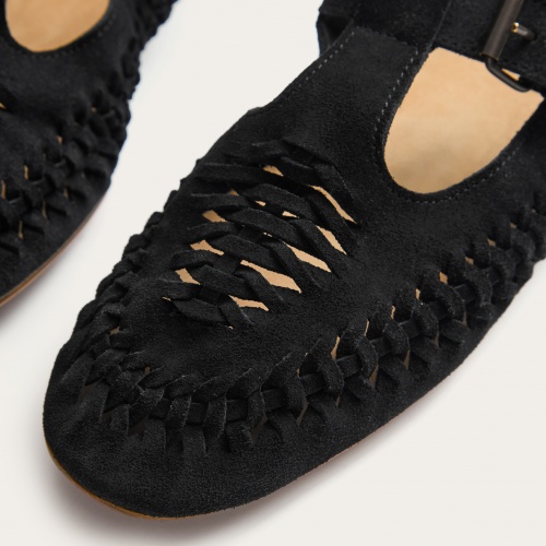 Achla Flats, black velvet | Balagan Studio