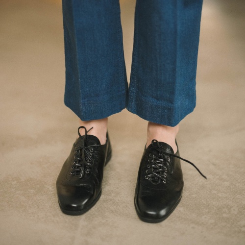 Step Flats, glossy black | Balagan Studio