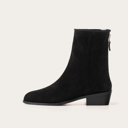 Sus Boots, black suede