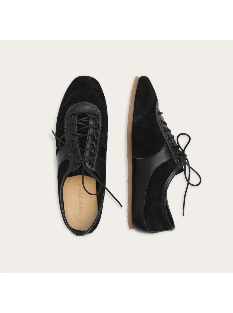 Milano Sneakers, black velvet | Balagan Studio
