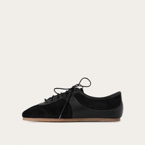 Milano sneakersy, czarny welur | Balagan Studio