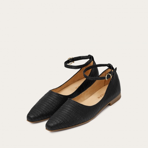 Bijoux Ballerina, black lizard | Balagan Studio