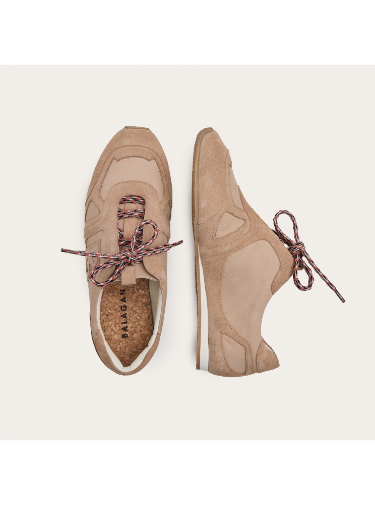 B. No.1 Sneakers, beige nubuck | Balagan Studio