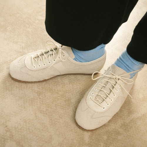 Milano sneakersy, jasny welur | Balagan Studio