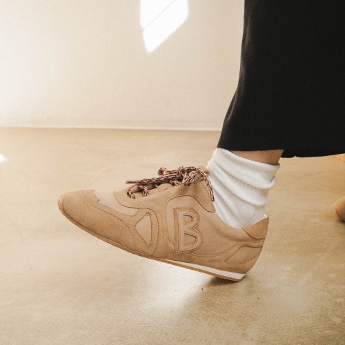 B. No.1 sneakersy, beżowy nubuk | Balagan Studio