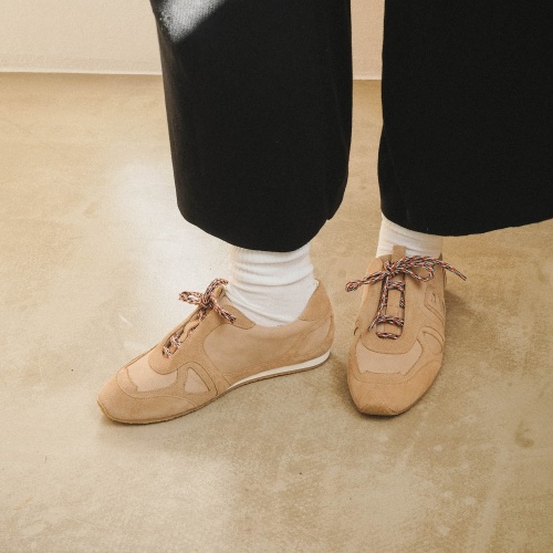 B. No.1 sneakersy, beżowy nubuk | Balagan Studio