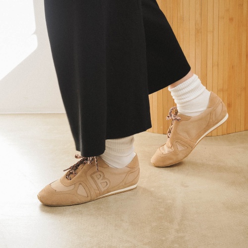 B. No.1 Sneakers, beige nubuck | Balagan Studio