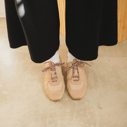 B. No.1 Sneakers, beige nubuck | Balagan Studio