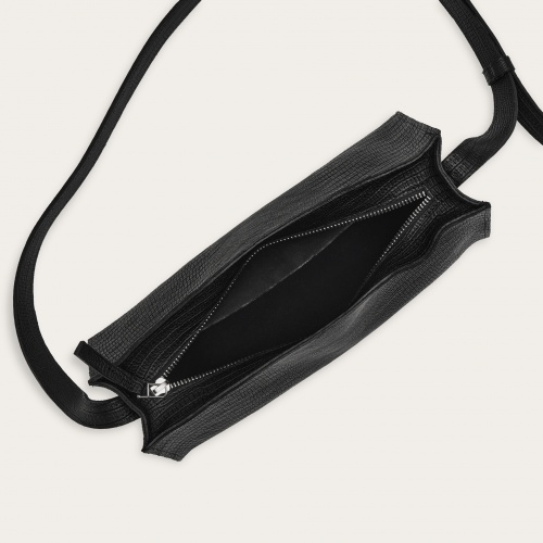 Monique torebka M, czarny wzór jaszczurki | Balagan Studio