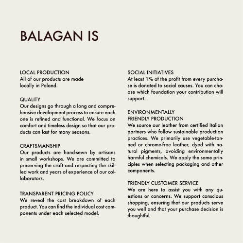 Rofe torebka L, atramentowy | Balagan Studio