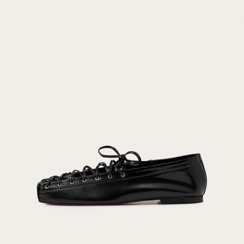 Cleo Ballerina, glossy black| Balagan Studio