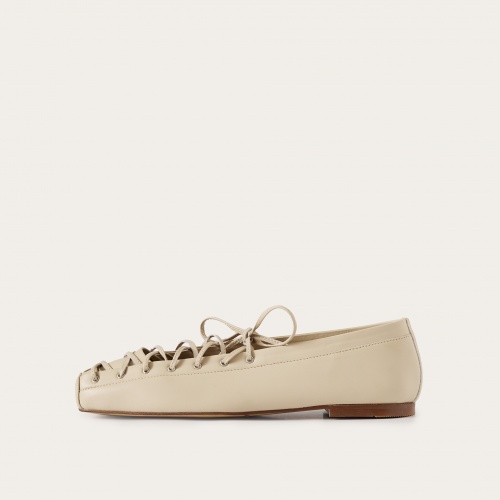 Cleo baleriny, beżowy | Balagan Studio