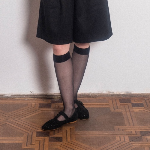 Achla Flats, black velvet | Balagan Studio