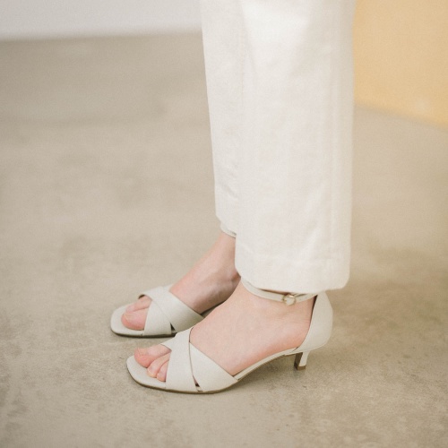 Shosh Sandals, off white| Balagan Studio