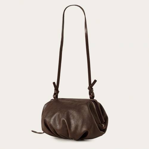 Plis Bag M, deep brown OUTLET | Balagan Studio