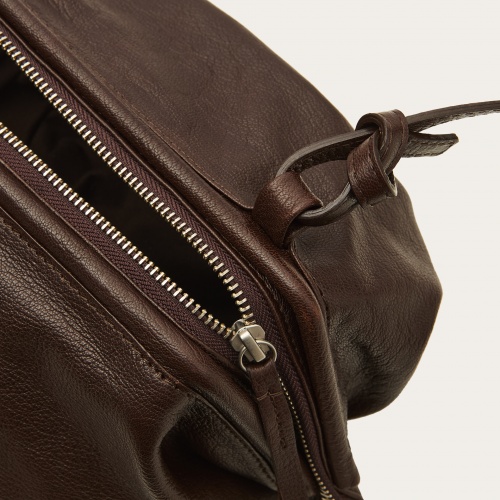Plis Bag M, deep brown OUTLET | Balagan Studio