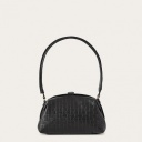 Hug Bag M, matte black braid