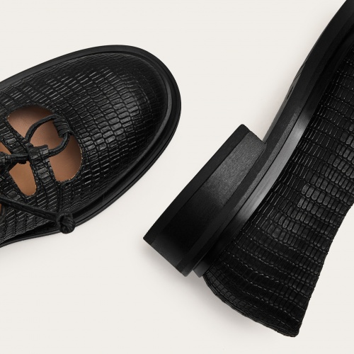 Ruby Flats, black lizard | Balagan Studio