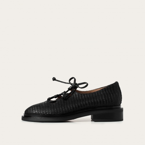 Ruby Flats, black lizard | Balagan Studio