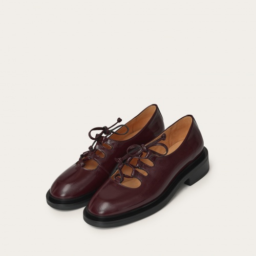 Ruby Flats, glossy bordo | Balagan Studio
