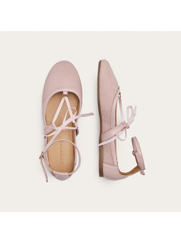 Princessa Ballerina, light pink velvet| Balagan Studio