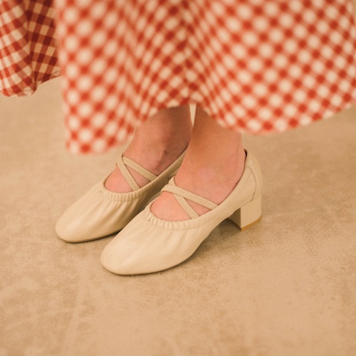 Charms Heels, beige | Balagan Studio