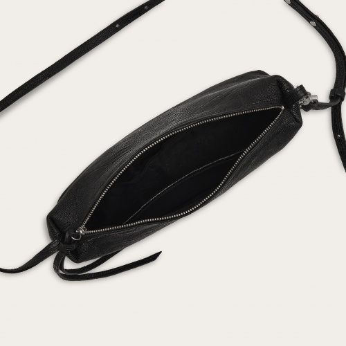 Marianne Bag M, black lizard | Balagan Studio