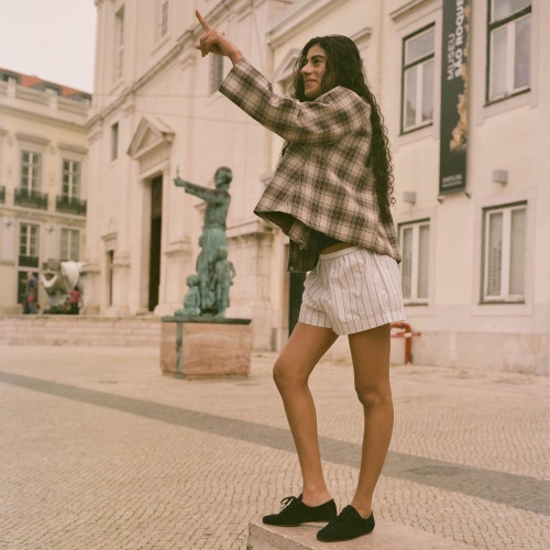 Bowling półbuty, czarny welur | Balagan Studio