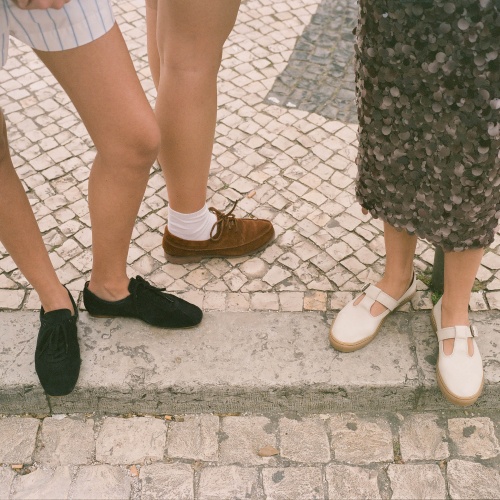 Bowling Flats, black velvet | Balagan Studio