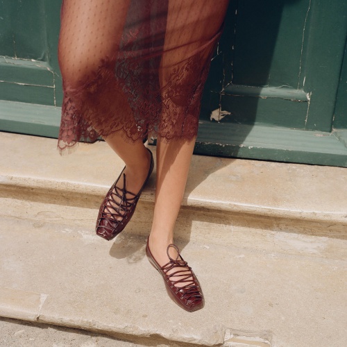 Cleo Ballerina, glossy bordo | Balagan Studio