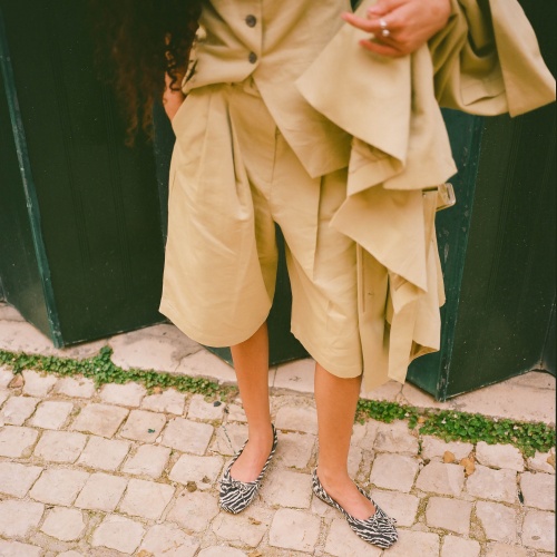 Prima baleriny, zebra welur | Balagan Studio