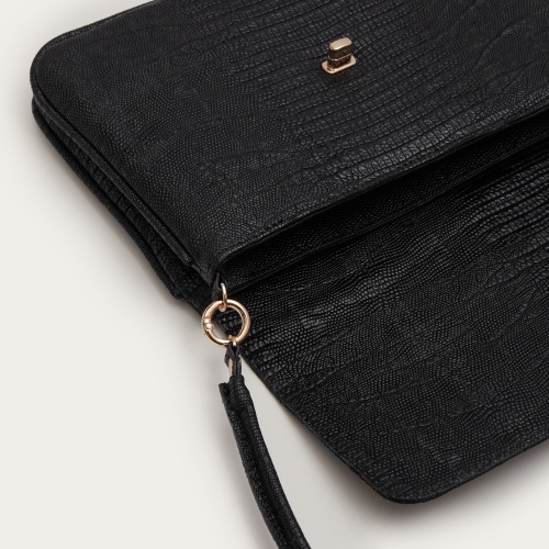Hali Bag S, black lizard | Balagan Studio