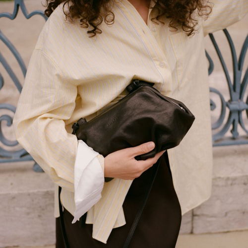 Plis torebka M, czarny | Balagan Studio