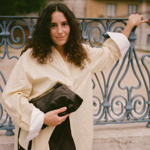 Plis torebka M, czarny | Balagan Studio