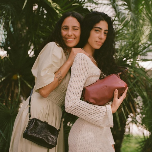 Rofe Bag S, brown croco | Balagan Studio