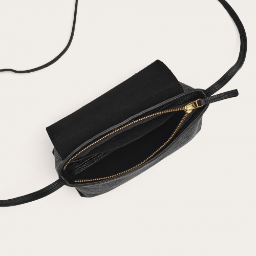 Ashley Bag S, black lizard | Balagan Studio
